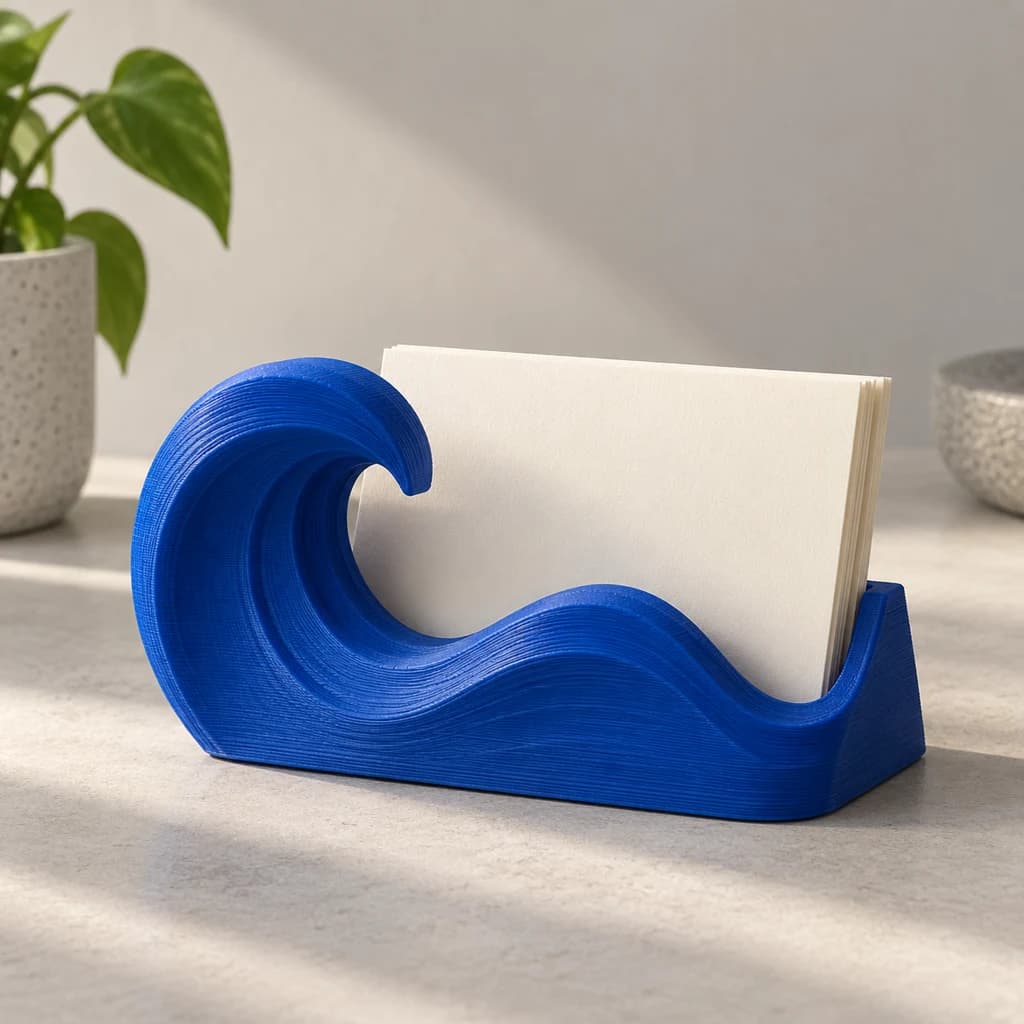 Masaüstü kartvizitlik için temsili 3D baskı ürün grubu