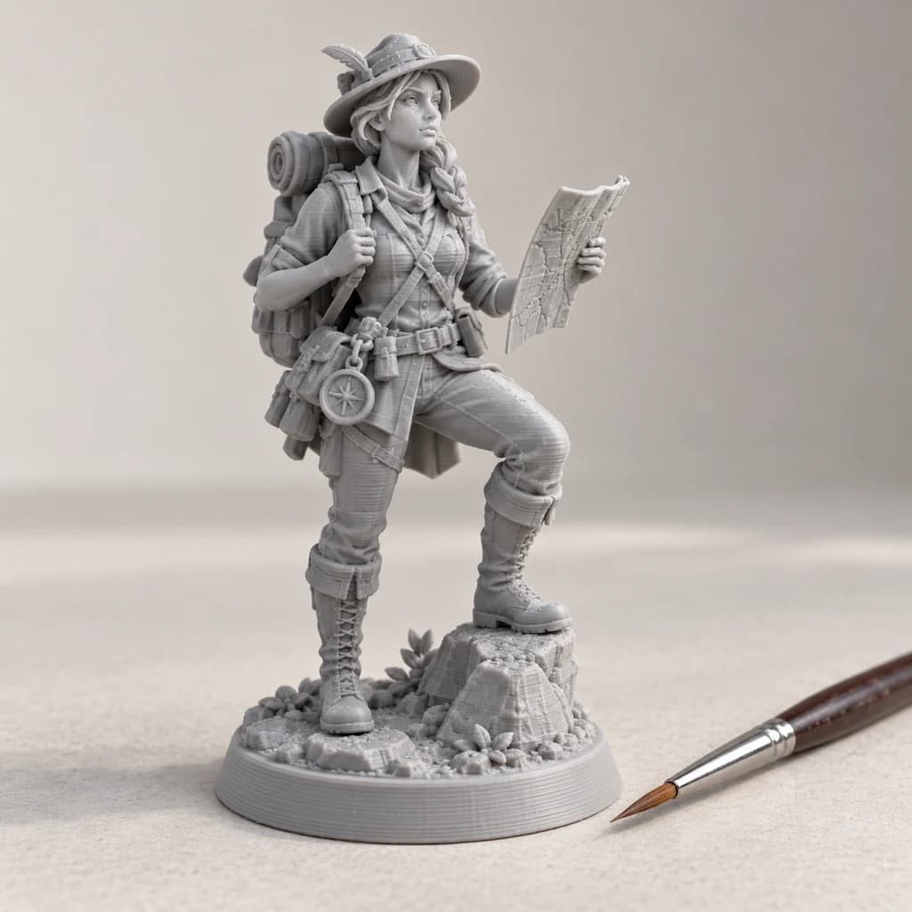 Boyamaya uygun özgün minyatür için temsili 3D baskı ürün grubu