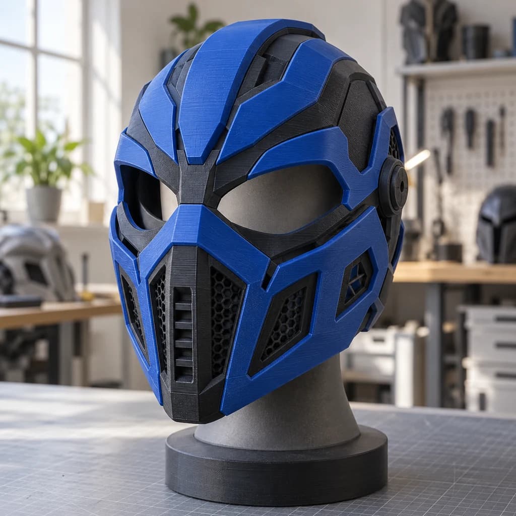 Özgün cosplay maskesi için temsili 3D baskı ürün grubu