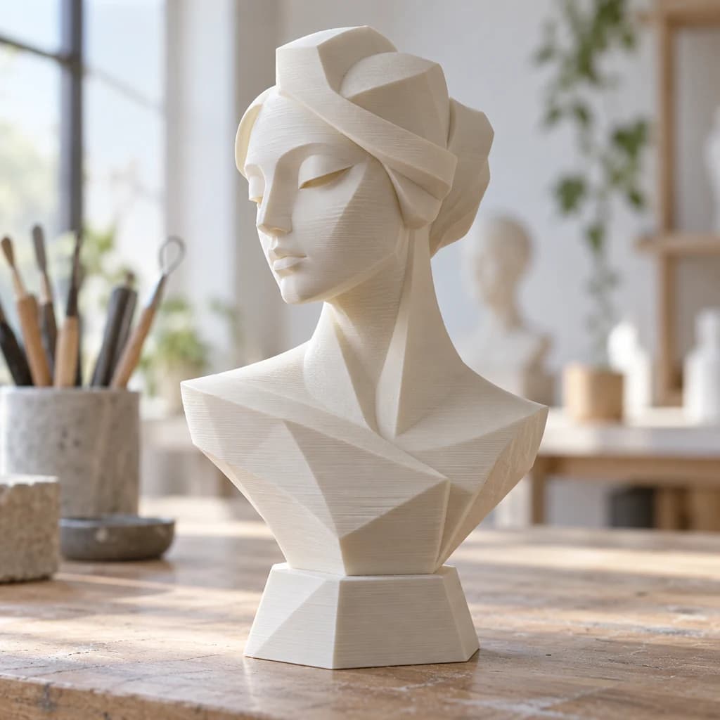 Fotoğraftan masaüstü minyatür büst için temsili 3D baskı ürün grubu