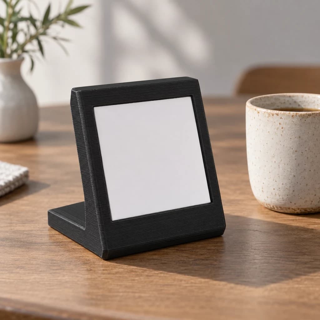 QR menü standı için temsili 3D baskı ürün grubu